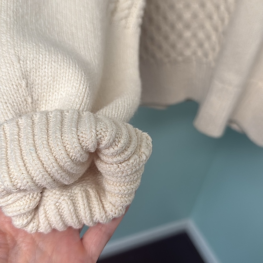 & Other Stories Ivory Textured Knit Cardigan - Picture 5 of 7